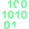 Ícone código binário